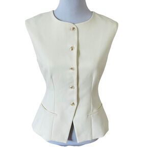 Third Form Skyline Tailored Bodice Tailored Vest Warm White Size 2